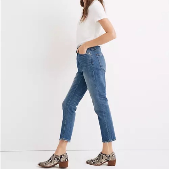 Madewell The High-Rise Slim Crop Boyjean Size 25 - Picture 2 of 10